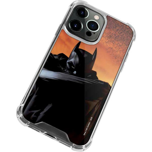 DC Comics Batman Begins Art iPhone 14 Pro Clear Case